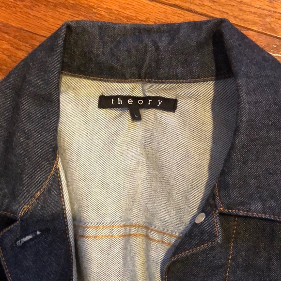 PERFECT CONDITION!!!!!!! Theory denim jacket - Picture 2 of 4